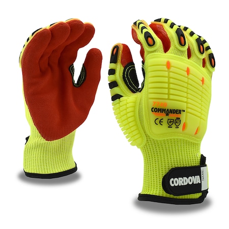 Cordova COMMANDER IMPACT, HPPE/Glass/Steel, A7 Cut Gloves, S, PR 7749S